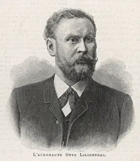 Birdmen Prints: Lilienthal Portrait