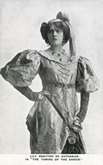 New items from The Michael Diamond Collection Gallery: Lily Brayton as Katharina in The Taming of the Shrew