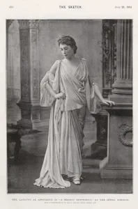 Lily Gallery: Lily Langtry in A Society Butterfly - photograph by Downey