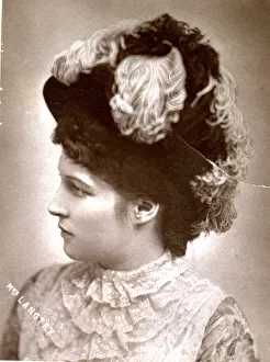 Lacy Gallery: Lily or Lillie Langtry, Victorian actress