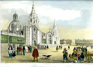 Vaillant Prints: Lima Cathedral, Peru