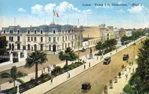 Lima, Peru - Paseo 9 de Diciembre