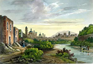 Pont Prints: Lima, Peru, Pont Sur Le Rimac