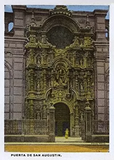 Puerta Collection: Lima, Peru - Puerta de San Augustin