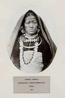 Limboo female, aboriginal, Trans-Himalayan, Nipal, Nepal