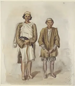 1800 1894 Prints: A Limbu and a Gurung, 1847