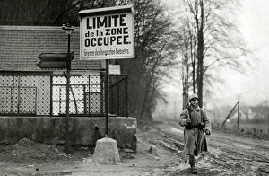 Occupied Gallery: Limit of French Zone in the Ruhr