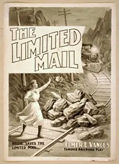 Rail Road Prints: The limited mail Elmer E. Vances famous railroad play