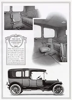 Images Dated 18th June 2021: Limousine motor car, carries seven passengers, five in the rear compartment with new