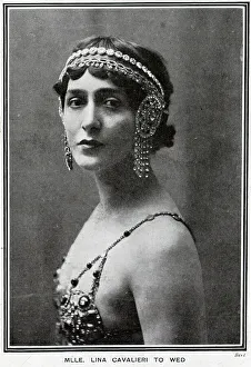 Singers Prints: Lina Cavalieri