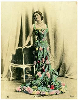 Opera Collection: Lina Cavalieri, Italian opera singer and actress