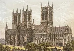 Lincoln Cathedral 1868
