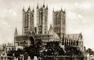 Lincoln Cathedral from the south-west