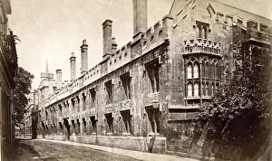 Crenellation Gallery: Lincoln College from Turl Street, Oxford