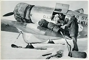 Search Prints: Lincoln Ellsworth and pilots trans-Antarctica flight