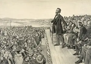 Gettysburg Prints: Lincolns address at the dedication of the Gettysburg Nation