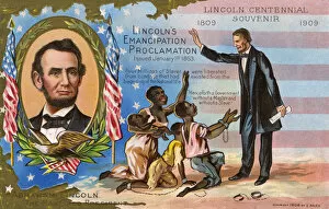 Slavery Collection: Lincolns Emancipation Proclamation of 1863