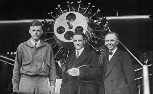 Images Dated 9th July 2012: Lindbergh / Byrd / Chamberln