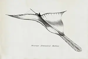 Line-Drawing of Frederick W Breareys Patented Ornithopt?