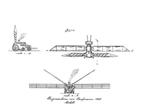Line-Drawing of the Kaufmann Steam Powered Ornithopter o?