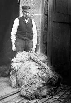 Bale Prints: Linen manufacture, bale of rough flax