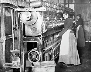 Linen manufacture, Spinning frame