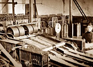 Flax Prints: Linen manufacture, Spreader machine