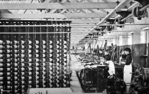 Warping Prints: Linen manufacture, Warping