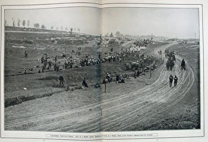 Images Dated 27th April 2012: Behind The Lines - Building the Road to Victory