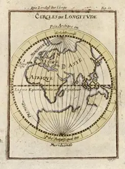 Longitude Prints: Lines of Longitude 1683