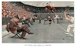 Cartoonist Gallery: The Linesman Who Snored at Wimbledon