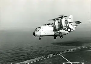 Ling Prints: Ling-Temco-Vought XC-142A, 62-5925, takes-off from USS O?
