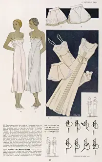 Slips Prints: Lingerie 1933