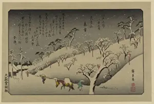 Lingering snow at Asukayama