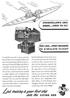 Devices Prints: Link Trainer 1946 Advert
