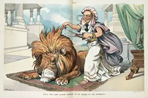 Will the lion allow himself to be shorn of his strength?