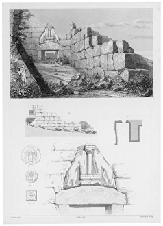 Lion Gate at Mycenae Lion Gate at Mycenae