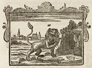 Dodsley Gallery: The Lion and the Gnat