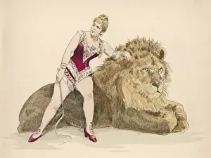 Lion Tamer & her Lion