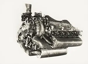 Viid Prints: Lion VIID engine with double reduction gear