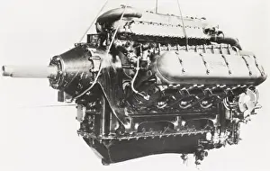 Lion XIA engine, with three rear fitted carburettors