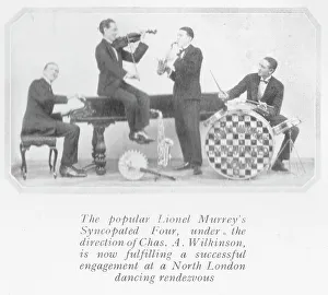 Rendezvous Prints: Lionel Murrey's Syncopated Four Jazz Band, December 1923