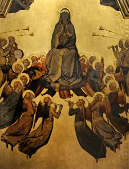 Siena Collection: Lippo Memmi (1291-1356). Italian painter. The Assumption of