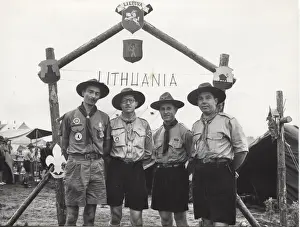 Exile Prints: Lithuanian Scouts in Exile at camp