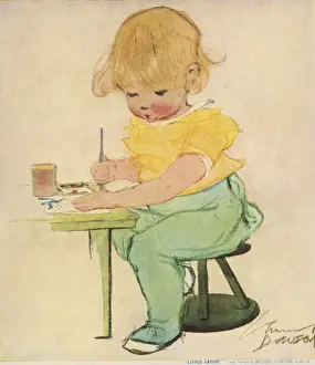 Paints Prints: Little Artist by Muriel Dawson