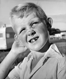 Little boy with freckles, Balham, SW London