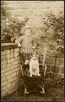 Little Boy and Pet Dog
