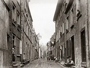 Champlain Prints: Little Champlain St, Quebec, Canada, circa 1880s