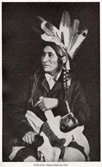 Crow Prints: LITTLE CROW Famous fighting chief. Date: 1905