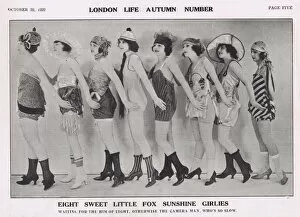 Images Dated 6th December 2014: Eight Little Fox Sunshine Girls, 1922